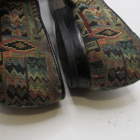 Multi-color embroidered ballet flats- 8.5N - Picture 4 of 5